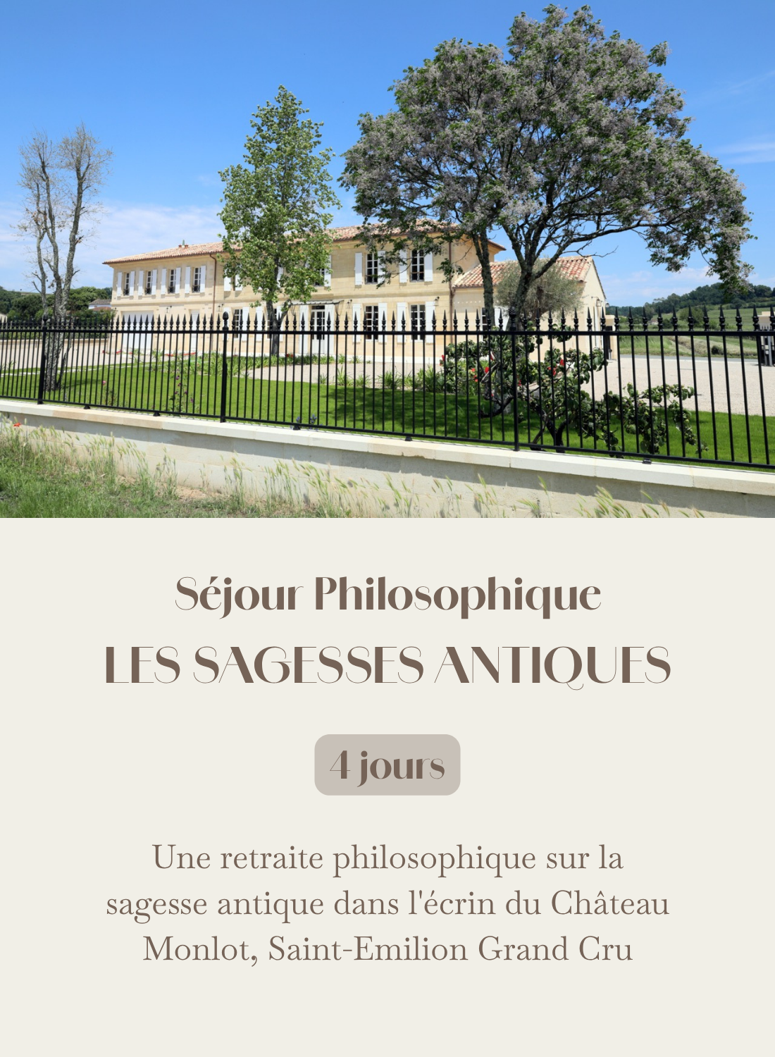 Séjour RSE - Les sagesses antiques