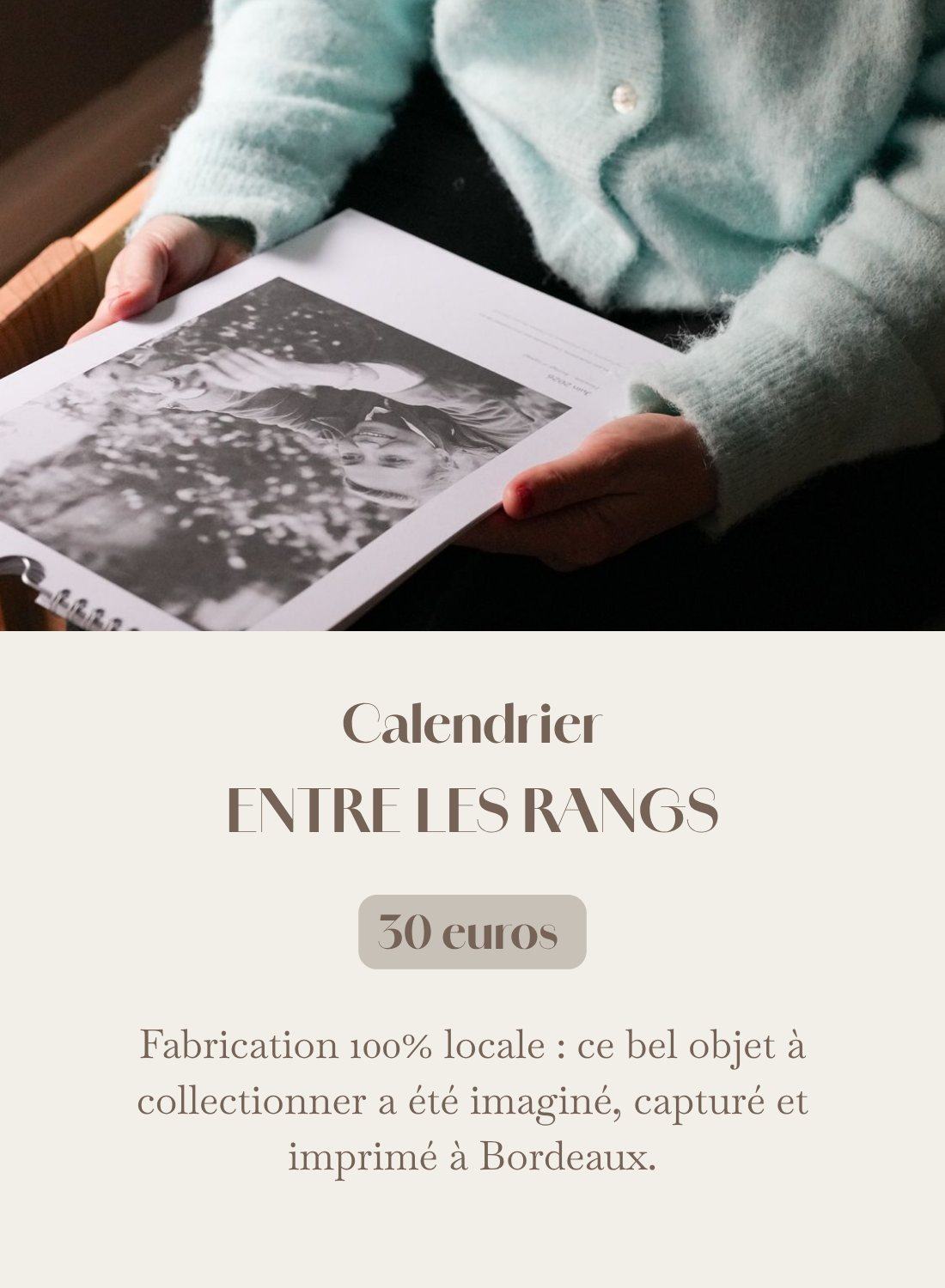 Cadeau RSE - calendrier entre les rangs