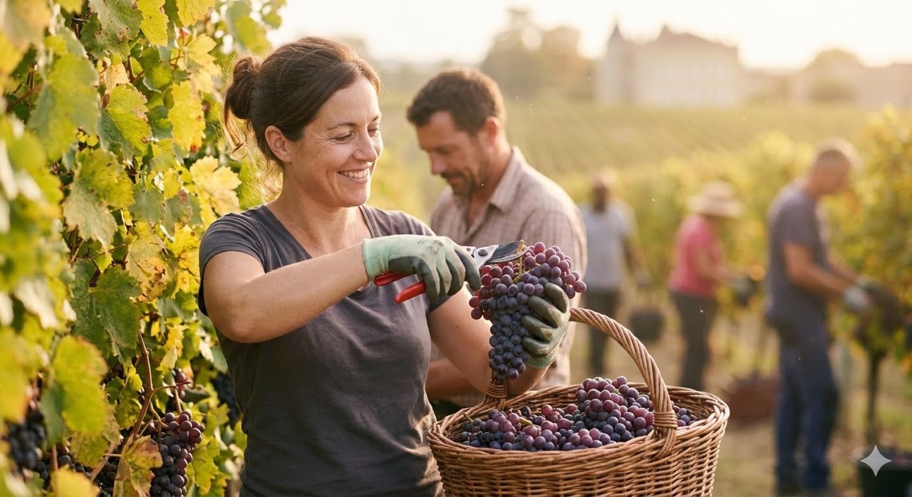 Harvest-in-Bordeaux-La-Vie-Bonne